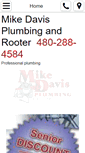 Mobile Screenshot of mikedavisplumbing.com